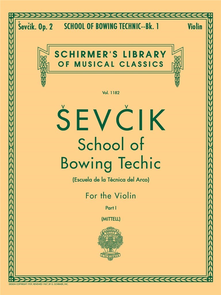 School of Bowing Technics, Op. 2 - Book 1